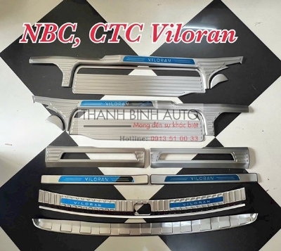 Ốp bậc + ốp chống trầy cốp xe Volkswagen Viloran 2024